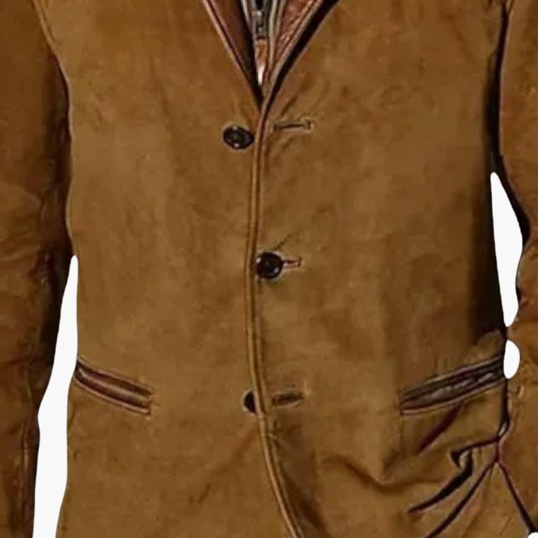 Vintage Buckskin Jacket for Men - MayfairMode