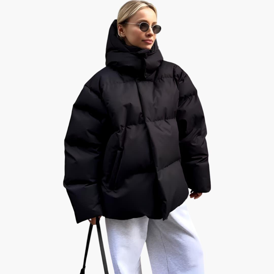 Warm and Stylish Oversized Puffer for Women - MayfairMode