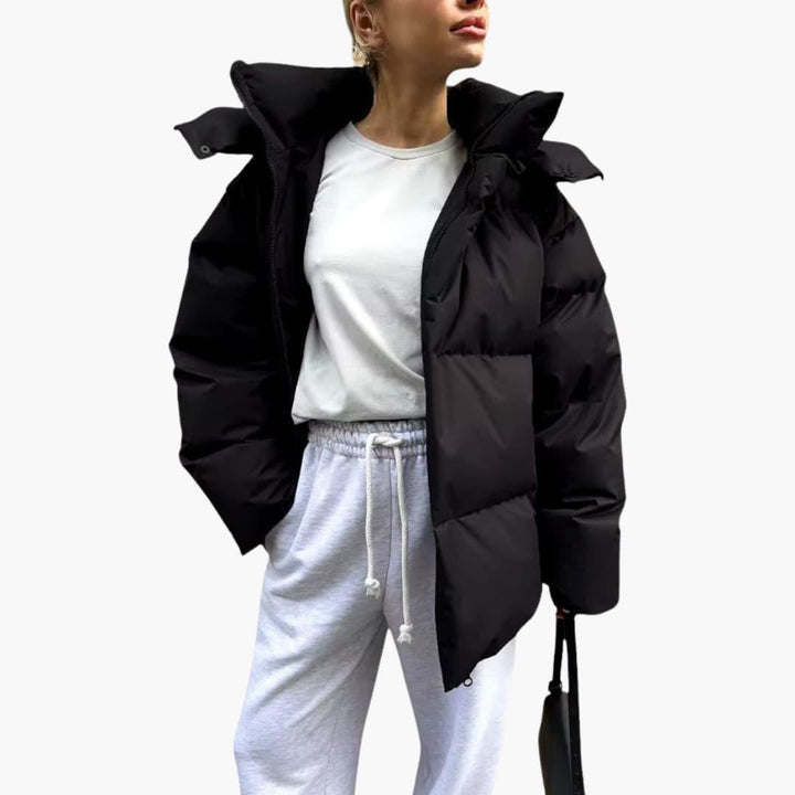 Warm and Stylish Oversized Puffer for Women - MayfairMode