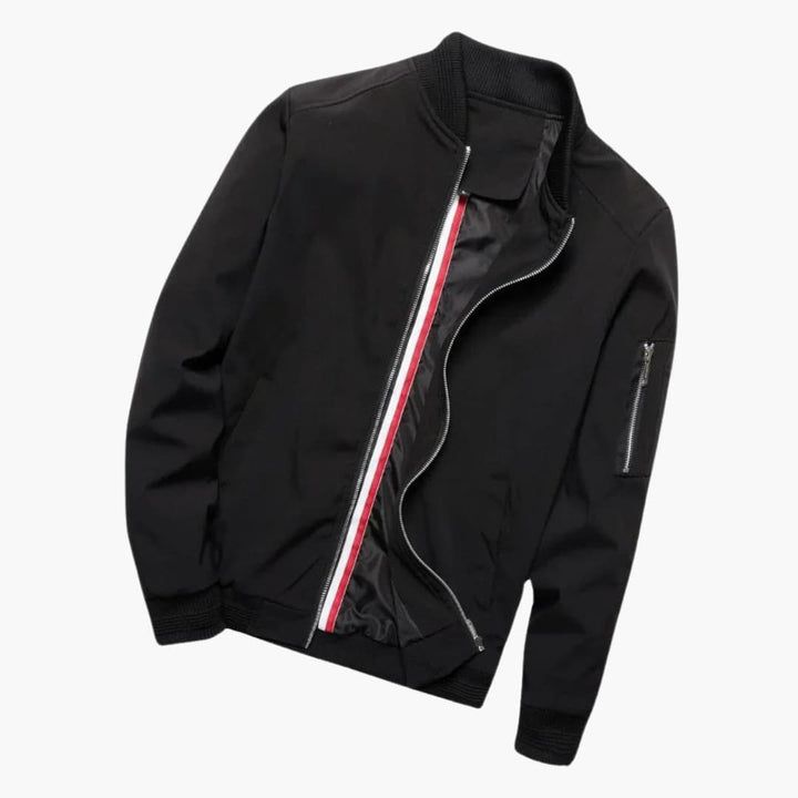 Zip-Up Bomber Jacket for Men