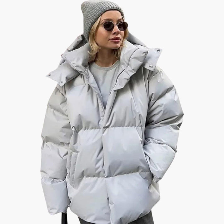 Warm and Stylish Oversized Puffer for Women - MayfairMode