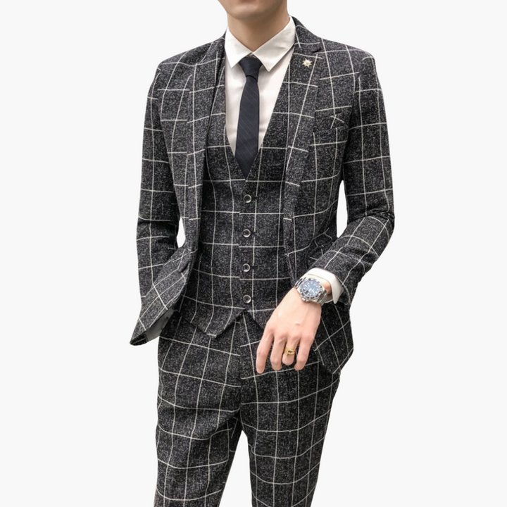 Men’s 3-Piece Suit for Weddings & Events - Tailored Fit & Stylish