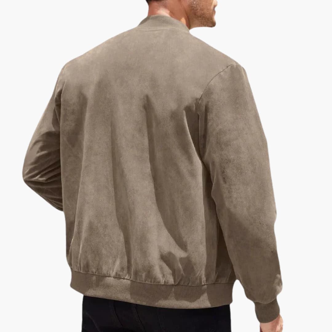 Slim Fit Bomber Jacket for Men