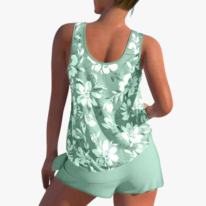 Two-Piece Tankini Set for Women - Comfortable Swimwear for Summer