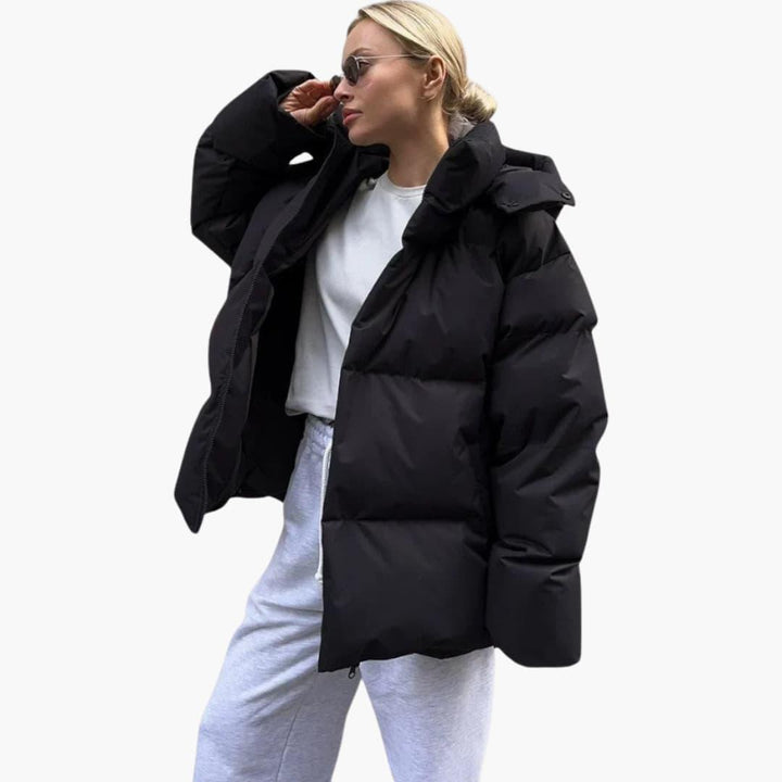 Warm and Stylish Oversized Puffer for Women - MayfairMode