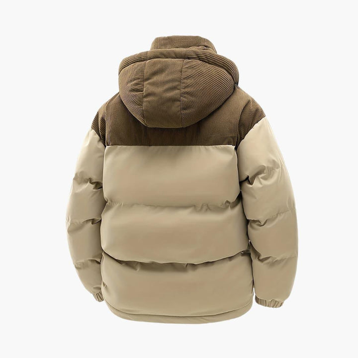 Modern Hooded Puffer Jacket for Men - MayfairMode
