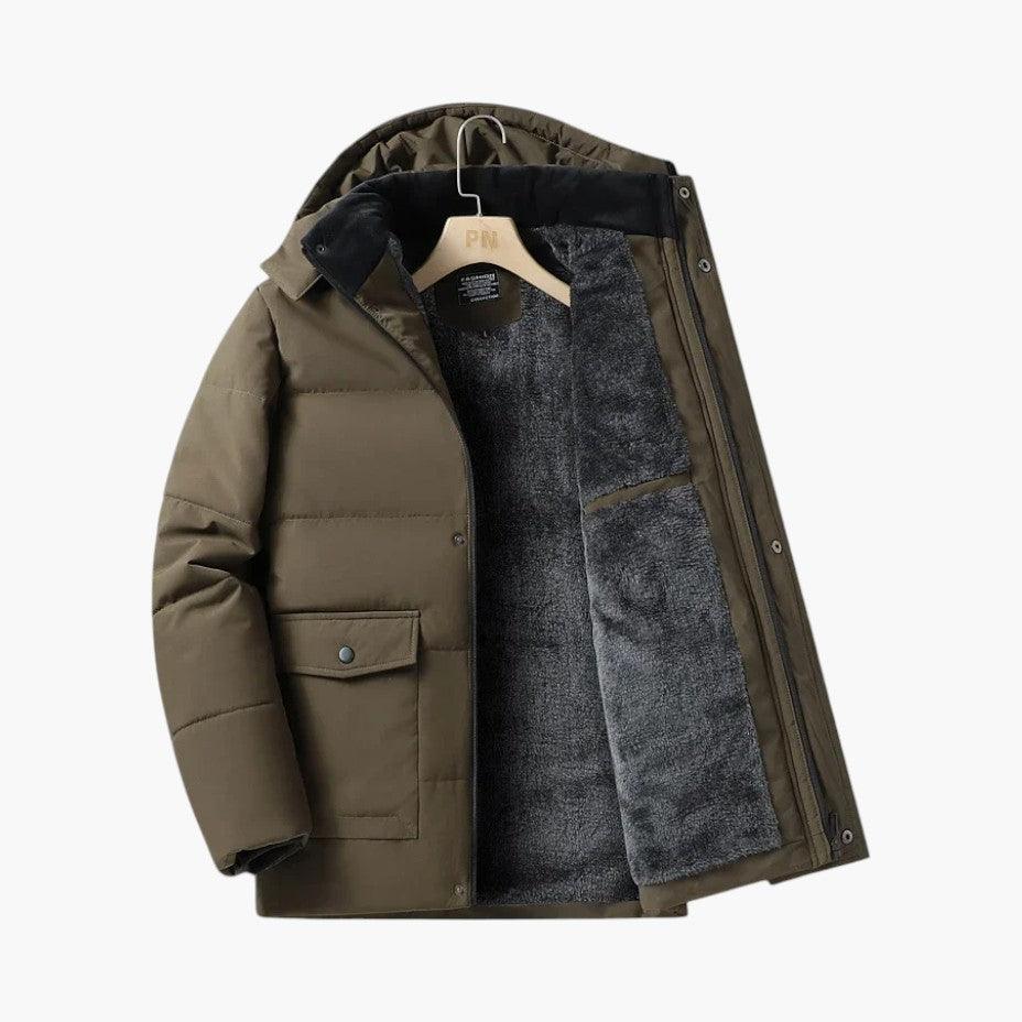 Durable Men's Fur Winter Jacket for Men - MayfairMode
