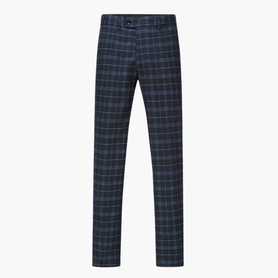 Striped Slim Fit Suit for Men - Luxury Wedding Guest Attire