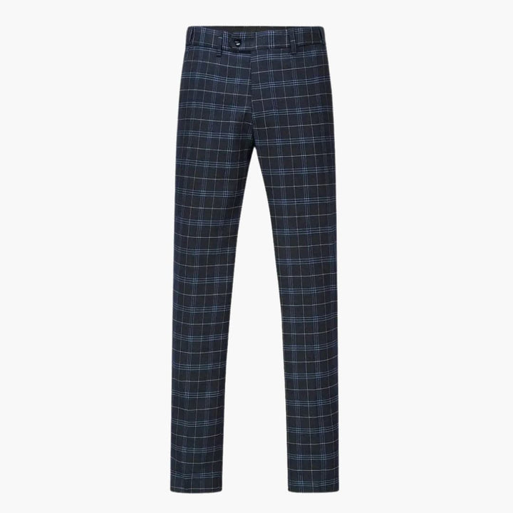 Striped Slim Fit Suit for Men - Luxury Wedding Guest Attire