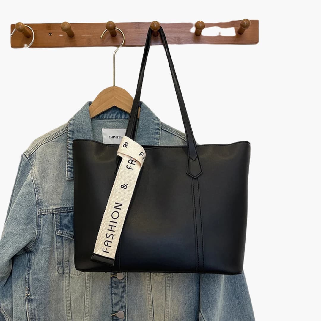 Women's Handbag with Generous Interior and Adjustable Straps