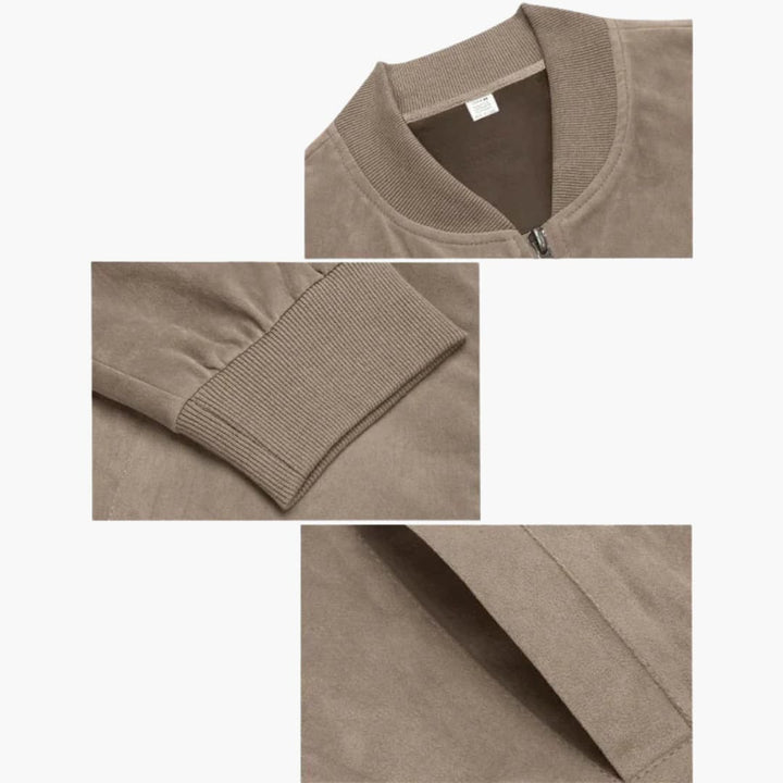 Slim Fit Bomber Jacket for Men