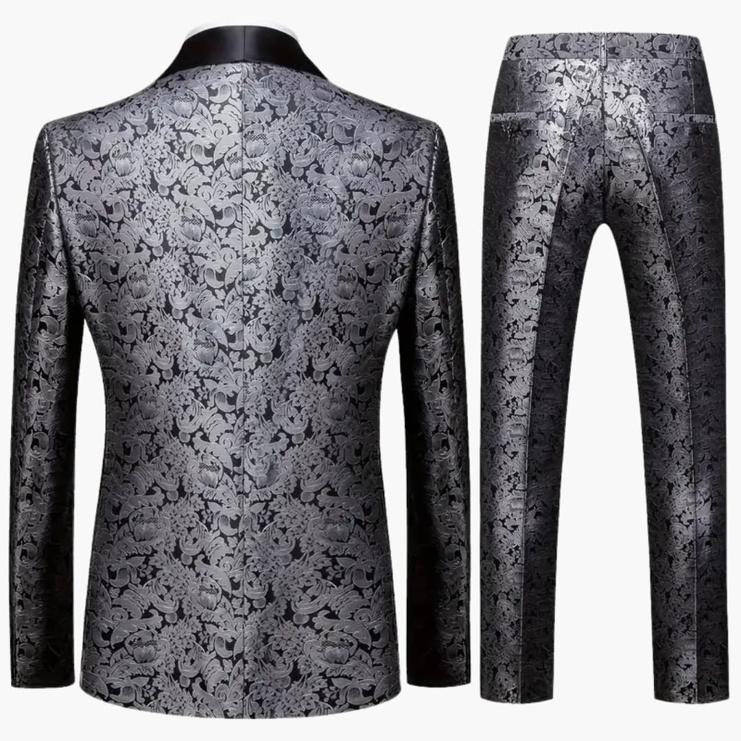 Elegant 3-Piece Slim Fit Suit for Men - Wedding Guest Attire