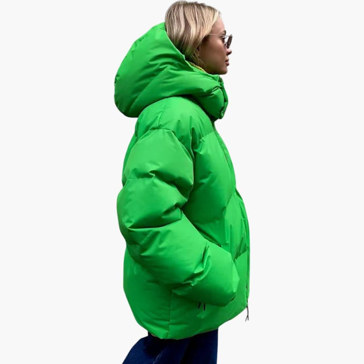 Warm and Stylish Oversized Puffer for Women - MayfairMode