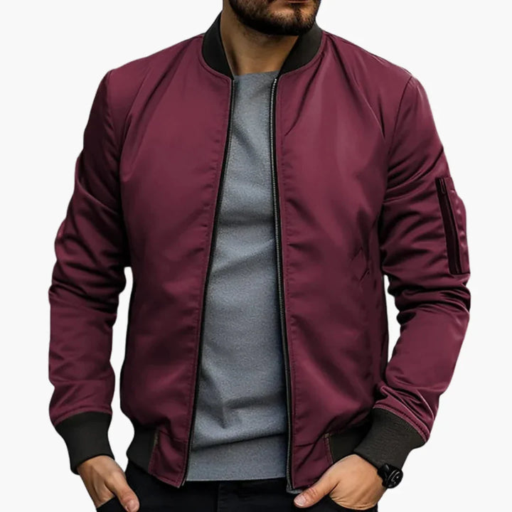 Zip Bomber Jacket for Men