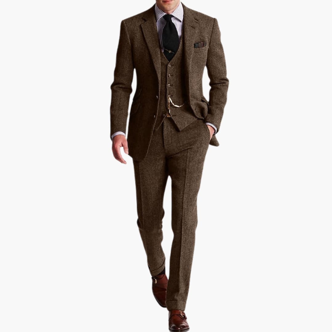 Semi-Casual Wedding Guest Suit - Slim Fit for Men Tailored Style