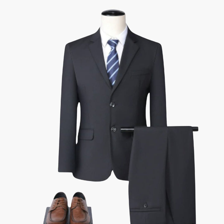 Slim Fit Two-Piece Suit for Men - Lightweight Wedding Guest
