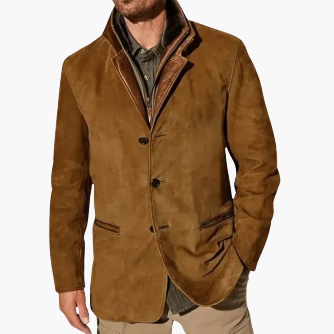 Vintage Buckskin Jacket for Men - MayfairMode