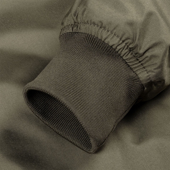 Ribbed Hem Bomber Jacket for Men