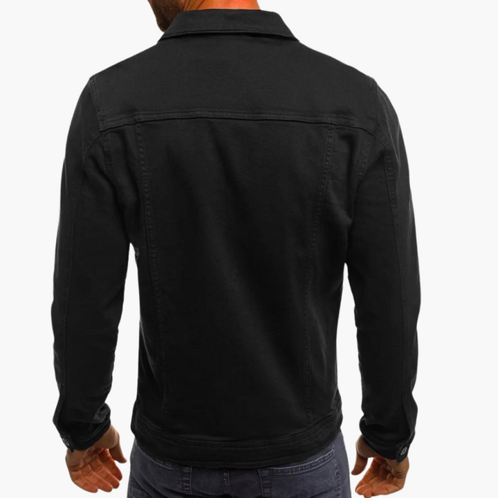 Men’s Jacket with Button Closure and Chest Pockets