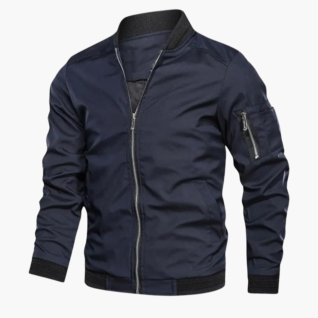 Slim Fit Bomber Jacket for Men