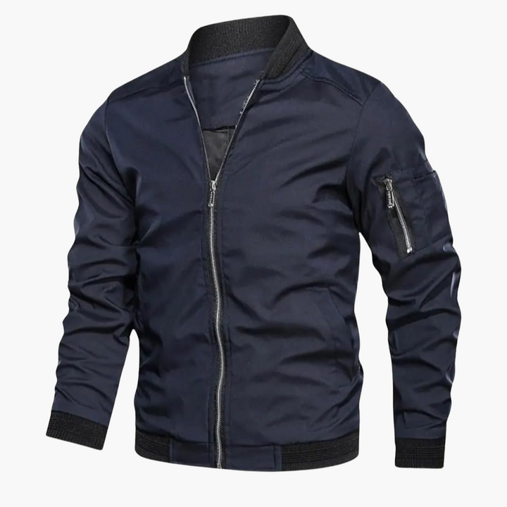 Slim Fit Bomber Jacket for Men