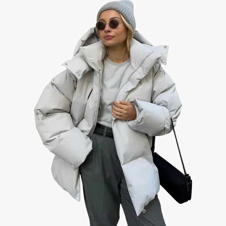 Warm and Stylish Oversized Puffer for Women - MayfairMode