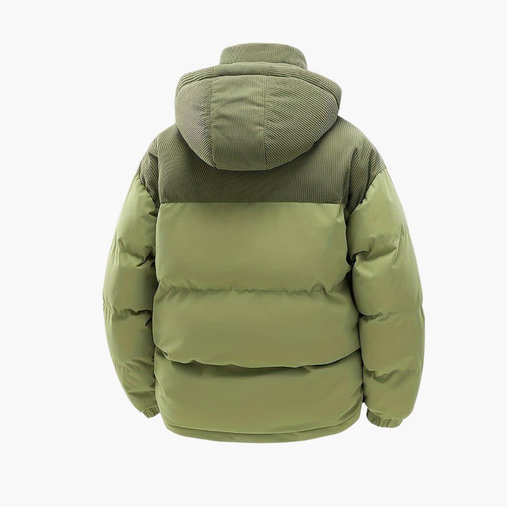 Modern Hooded Puffer Jacket for Men - MayfairMode