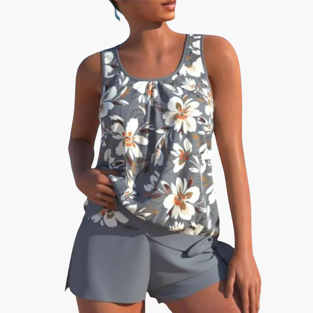 Two-Piece Tankini Set for Women - Comfortable Swimwear for Summer