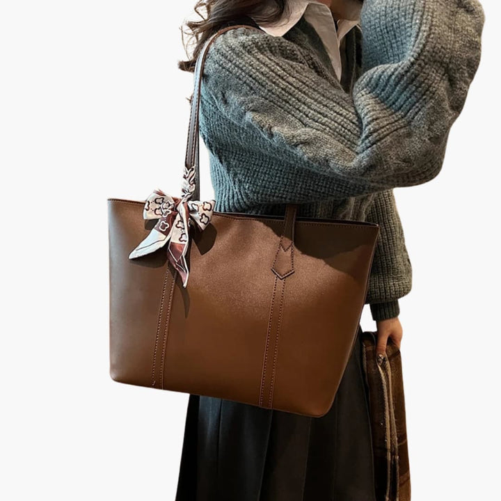 Women's Handbag with Generous Interior and Adjustable Straps