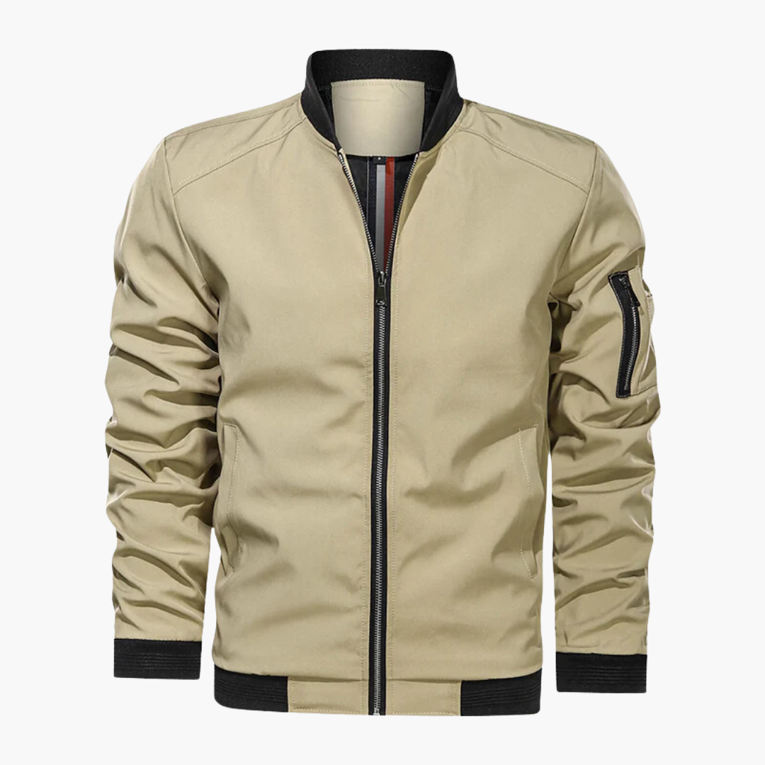 Slim Fit Bomber Jacket for Men