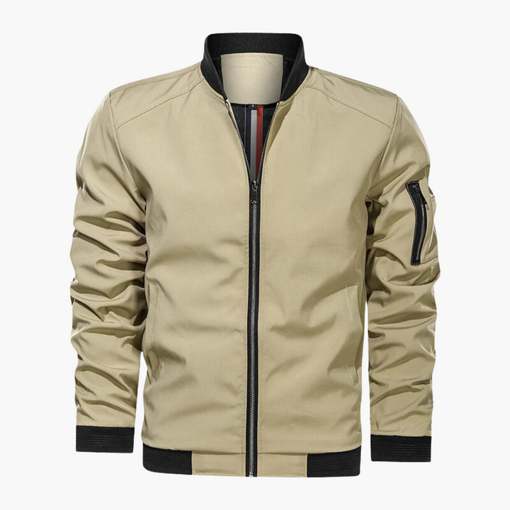 Slim Fit Bomber Jacket for Men