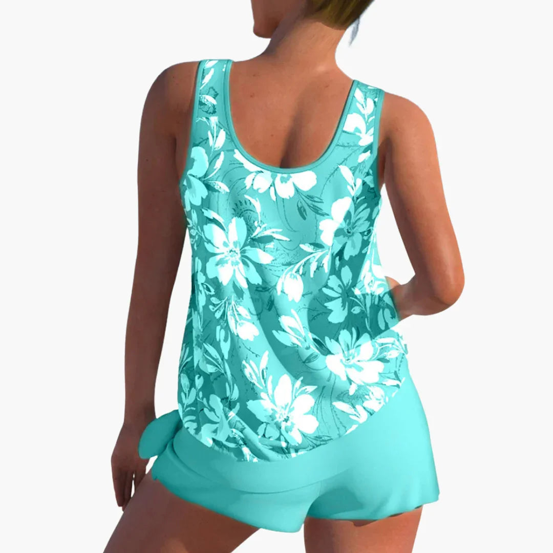 Two-Piece Tankini Set for Women - Comfortable Swimwear for Summer