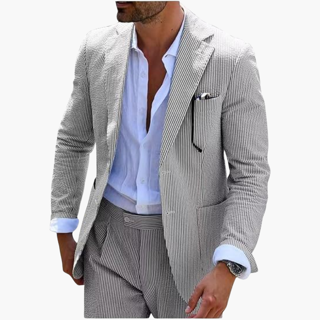 Summer Suit - Tailored Smart Wedding Guest Outfit for Men