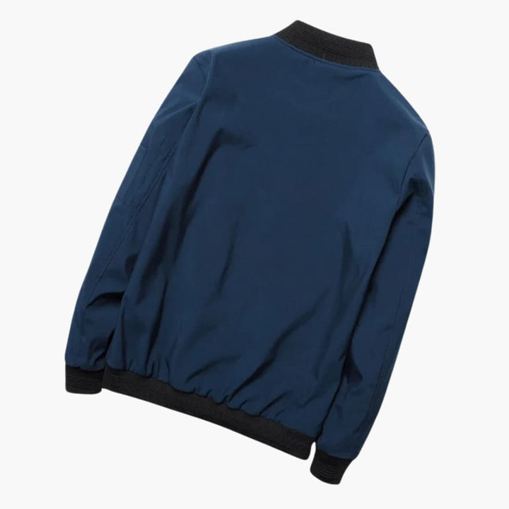 Zip-Up Bomber Jacket for Men