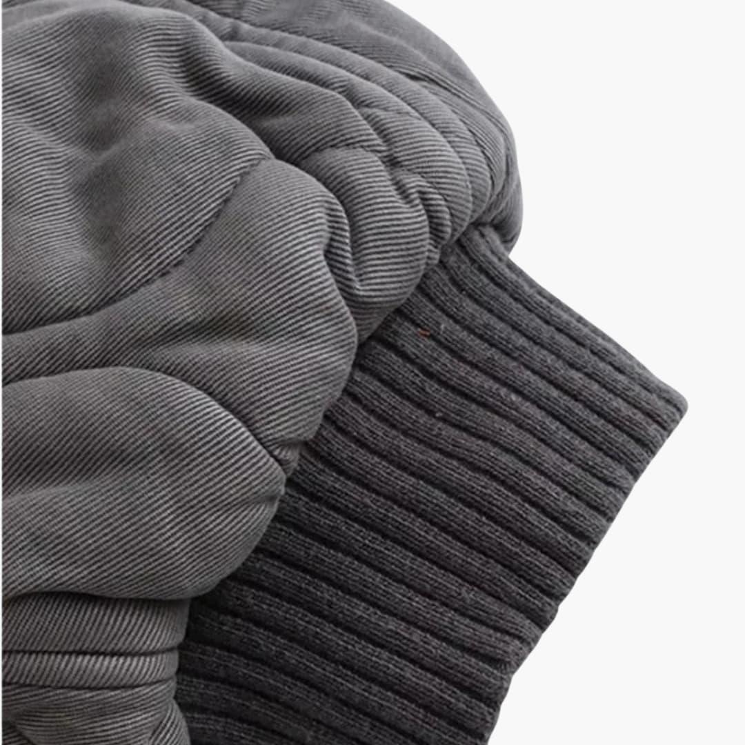 Oversized Quilted Bomber Jacket for Women - MayfairMode