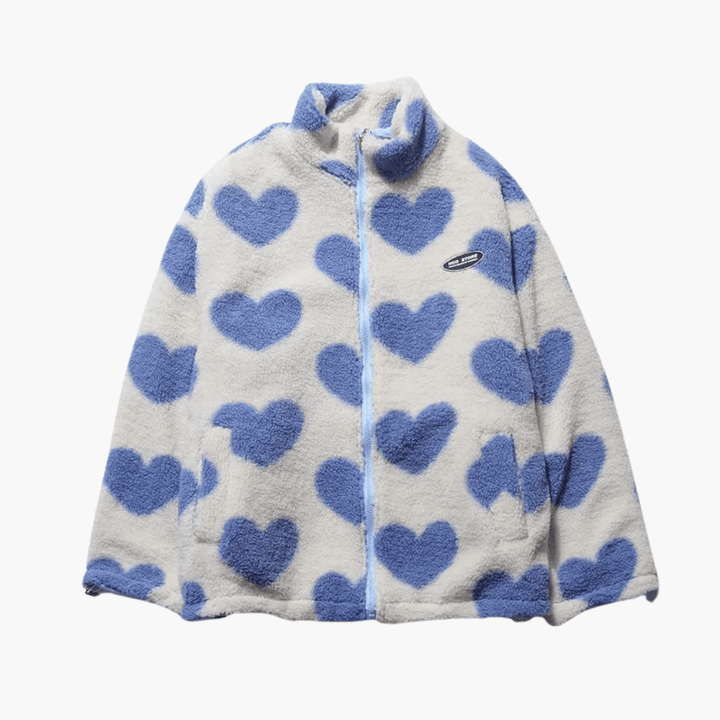 Timeless Double-Sided Heart Jacket for Women - MayfairMode
