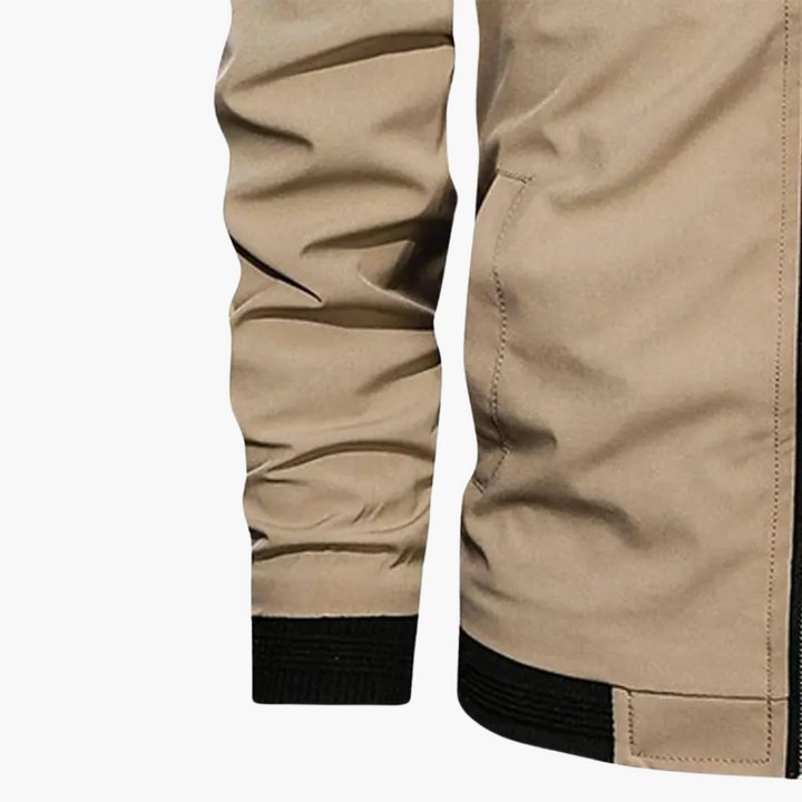 Slim Fit Bomber Jacket for Men