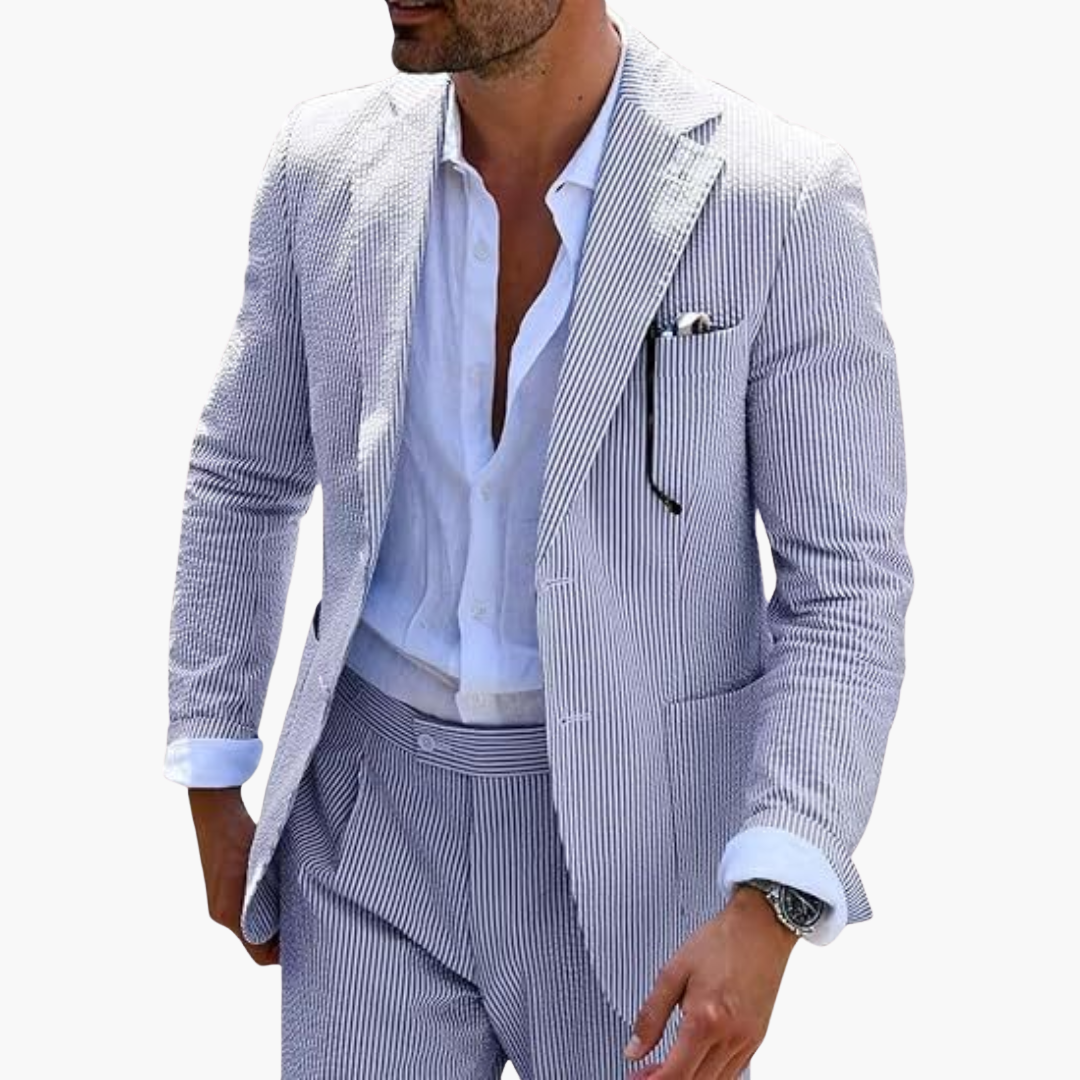 Summer Suit - Tailored Smart Wedding Guest Outfit for Men