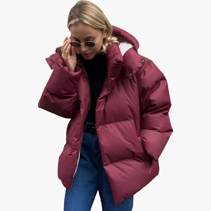 Warm and Stylish Oversized Puffer for Women - MayfairMode