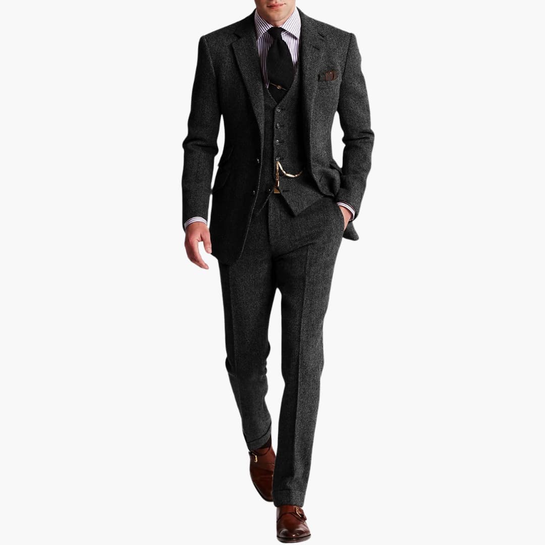 Semi-Casual Wedding Guest Suit - Slim Fit for Men Tailored Style