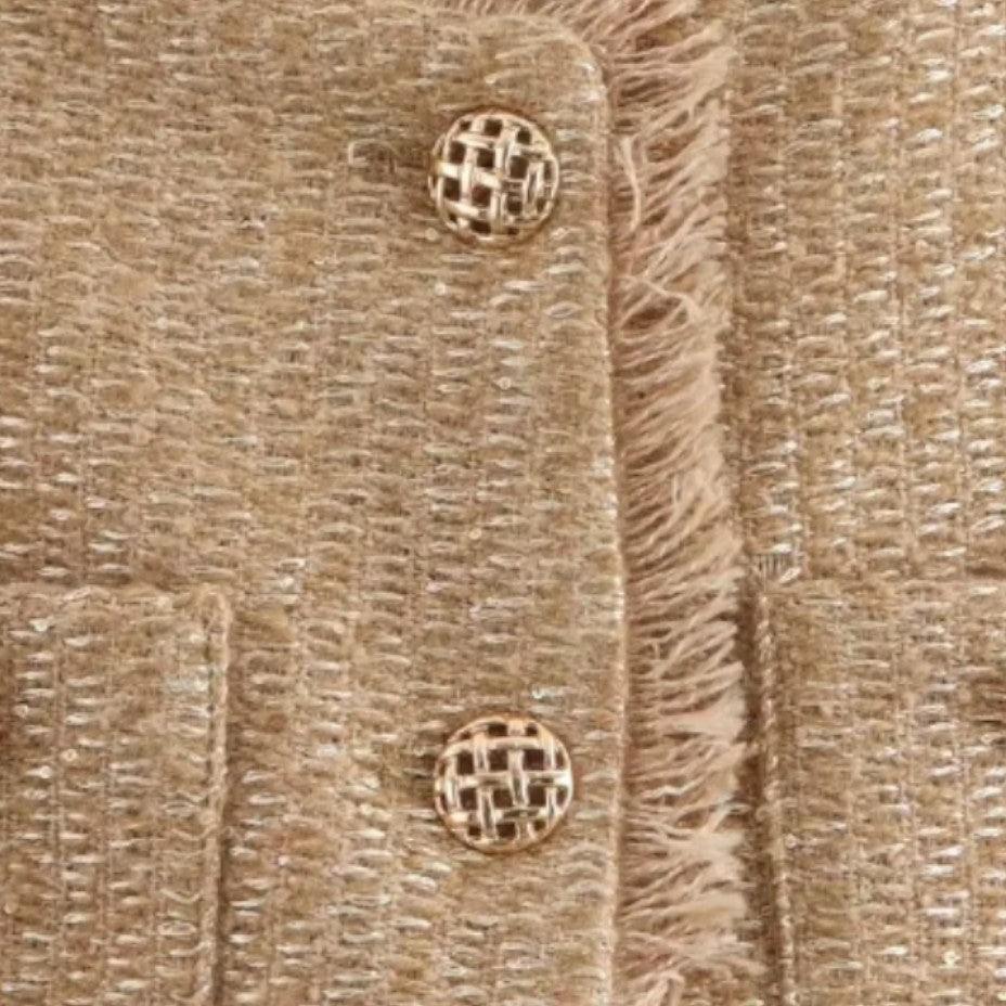 Classic Tweed Wool Jacket for Women - MayfairMode