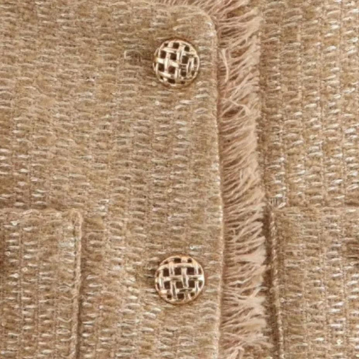 Classic Tweed Wool Jacket for Women - MayfairMode