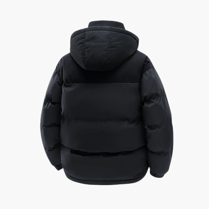 Modern Hooded Puffer Jacket for Men - MayfairMode