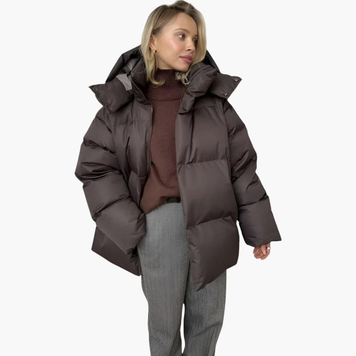 Warm and Stylish Oversized Puffer for Women - MayfairMode