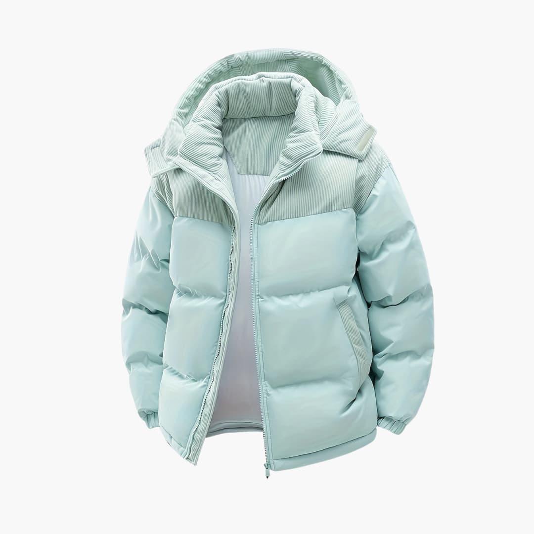 Modern Hooded Puffer Jacket for Men - MayfairMode