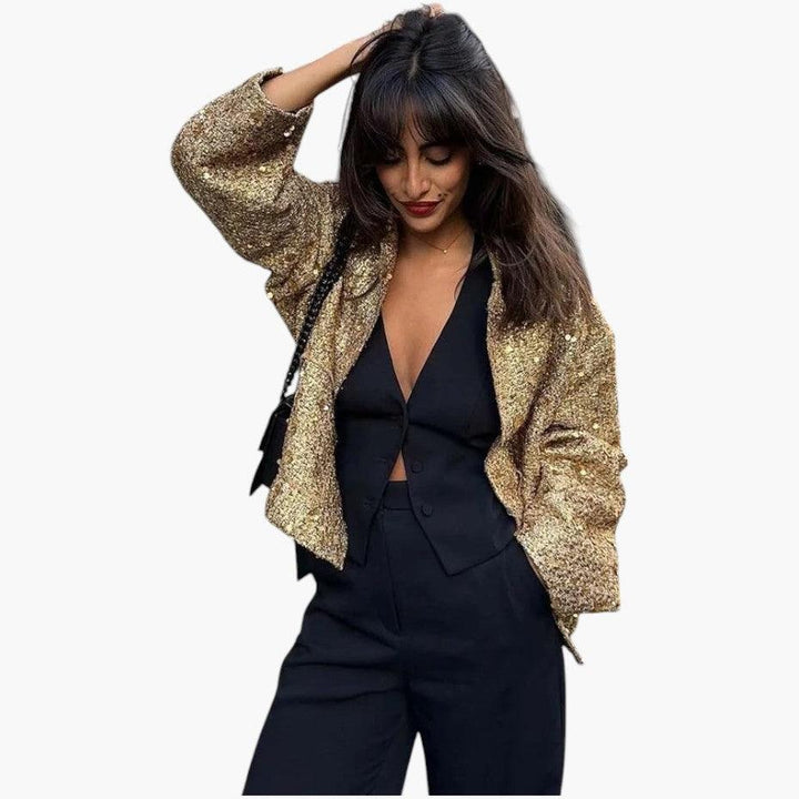 Classic Tweed Wool Jacket for Women - MayfairMode